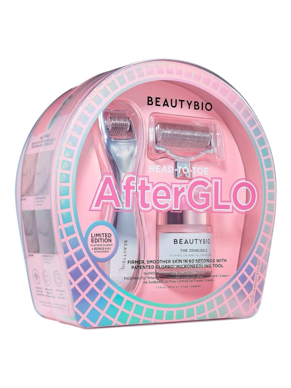NIB BeautyBio Head-to-Toe AfterGLO Set